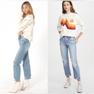 EUC Mother Superior the Tomcat Distressed Jeans in The Confession